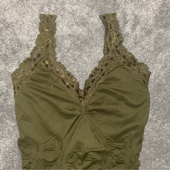 Women’s Forecast Olive Green Tank Top - Picture 3 of 5